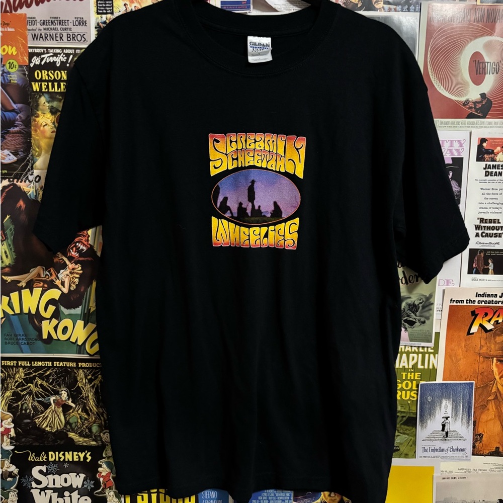 Gildan Black Tee with Vibrant Graphic